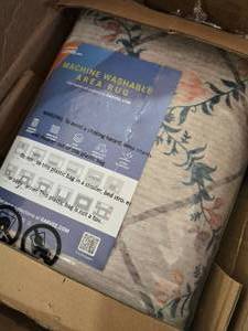 Garvee 5x7 Area Rug Machine Washable Stain Resistant Low Pile Non-Slip