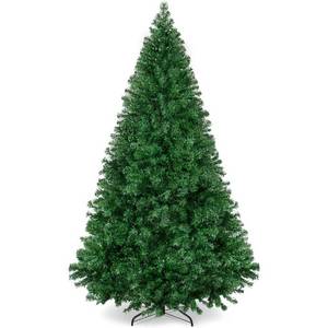 6ft Artificial Green Christmas Tree, Unlit Pine Design wEasy Assembly