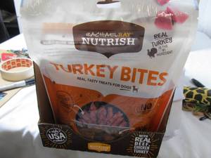 Rachael Ray Nutrish Turkey Bites Dog Treats, Hickory Smoke Bacon Flavor
