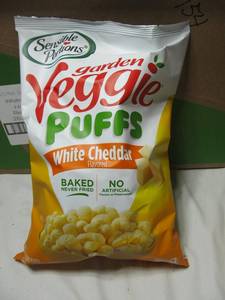 Sensible Portions Garden Veggie Puffs  White Cheddar, Gluten-Free Baked Corn Puffs
