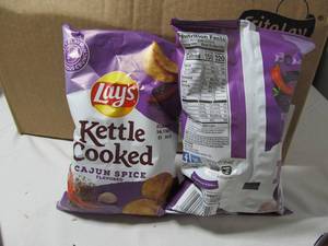 Lays Kettle Cooked Cajun Spice Potato Chips