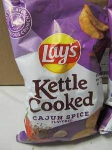 Lays Kettle Cooked Cajun Spice Potato Chips