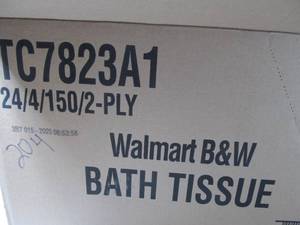 Black & White 2-Ply Bathroom Tissue