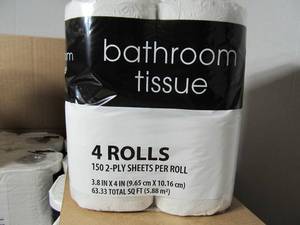 Black & White 2-Ply Bathroom Tissue