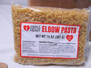 Meals From the Heart Elbow Pasta