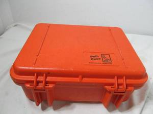 Vintage Pelican Peli 1500 Orange Hard Equipment Case