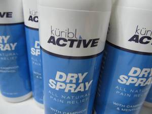 Kribl Active Dry Spray All-Natural Pain Relief