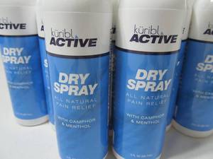 Kribl Active Dry Spray All-Natural Pain Relief