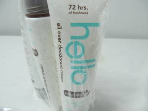 Hello All Over Deodorant Cream Sweet Coconut  72-Hour, Aluminum-Free, 3 oz