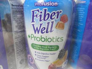 Vitafusion Fiber Well  Probiotics Adult Dietary Supplement  60 Gummies