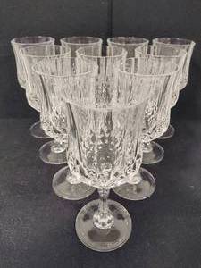 Longchamp Crystal Wine GlassesWater Goblets (Set of 10)