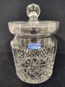 Godinger Crystal Legends Lidded Jar