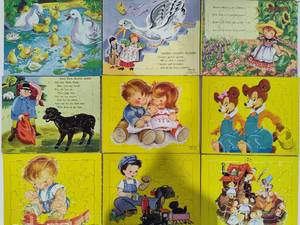 Sifo Co Collectible Childrens Tray Puzzles (9 Puzzles)