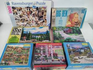 Lot of 1000pc Puzzles