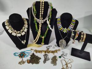 Lot of Statement Necklaces &, Bracelets
