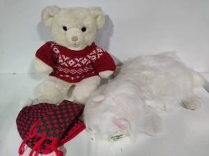 Playful Plush Kitten & Soft Teddy Bear