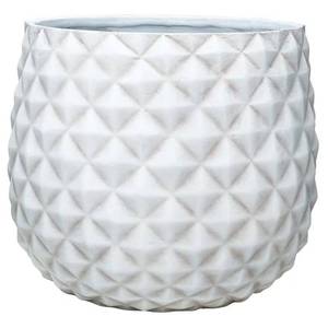 Pineapple Planter 14 qt Resin Weathered White (Pac