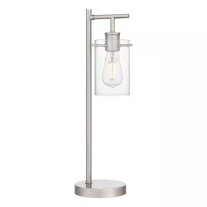 Regan 20 Brushed Nickel Table Lamp with Shade