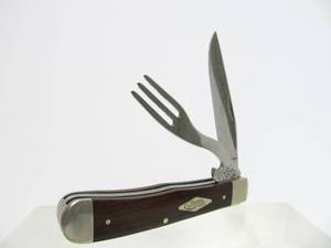 &nbspCASE XX Folding Knife wFork - 6107 SS7254 HB SS