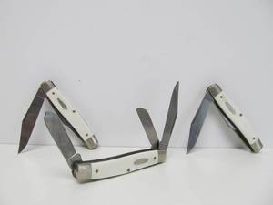 3 Vintage PINE KNOT Ranger Folding Knives