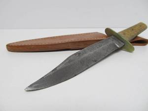 Antique Joseph Allen &amp Sons Non-XLL Fixed Blade Knife wLeather Sheath