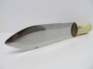 Beautiful Large Custom Fixed Blade 11 Bone Handle Knife by JP Miller