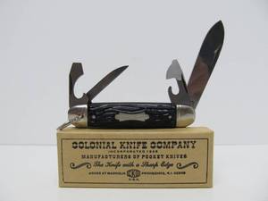 NOS Vintage Colonial KAMP-MASTER Pocket Knife - New in Box