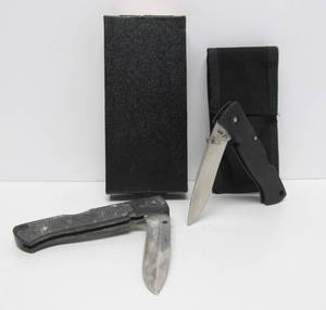 Pair of BLACKJACK Mamba Folding Knives - Japan