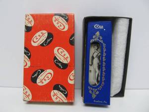 Vintage CASE XX Bathing Beauty Folding knife wOriginal Box - HA199 12