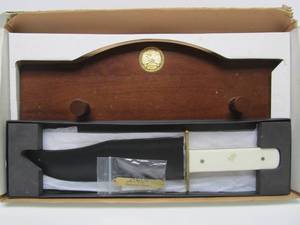 National Rifle Association of America Limited Edition 13 Bowie Knife wMounting Plaque