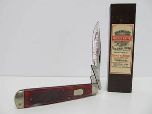 Schatt &amp Morgan North Star Blade Collectors Knife wBox - 1993 - No. 42