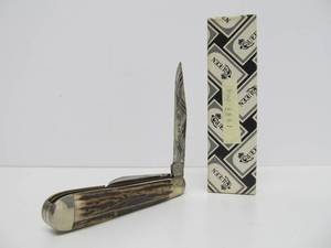 QUEEN CITY North Star Blade Collectors Knife wBox - 1982 - No. 42