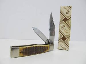 QUEEN North Star Blade Collectors Knife wBox - 1983 - No. 58