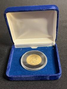 Sacagawea One Dollar Coin (2000) in Blue Velvet Presentation Case w COA