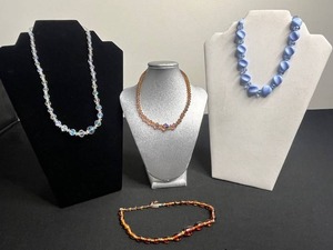 VTG Lot of Glass Bead Necklaces