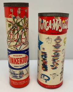 1960s Tinker Toys, Ringa-majigs In Original Containers