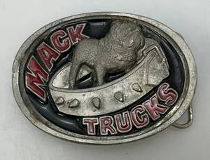 Vintage Heavy Mac Trucks Belt Buckle