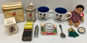 Misc. Vintage Collectibles Including DISNEY Mugs And More