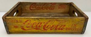 Vintage Colllectible Coca-Cola Wood Crate