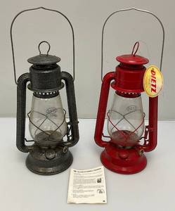 Pair Of Dietz Oil Lamps One With Tag