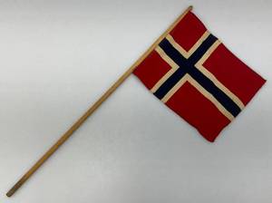 Vintage NORWAY Flag 7 x 8 12