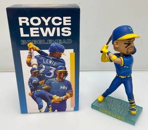 RARE Twins City Connect Collectible ROYCE LEWIS Sheboygan Sausage Company Bobblehead (NIB)