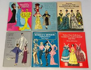 1970s-80s Collectible Paper Doll Books Including Marilyn Monroe And More