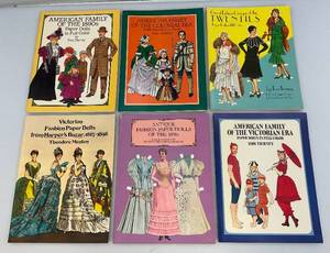 1970s-80s Collectible Paper Doll Books Including Victorian And More