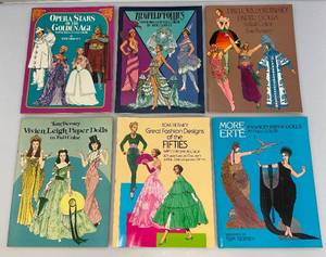 1980s Collectible Paper Doll Books Including ZIEGFELD FOLLIES And More