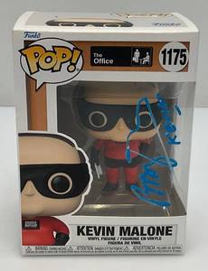 The Office KEVIN MALONE Autographed Signed Superhero Funko Pop Figure (New Old Stock)