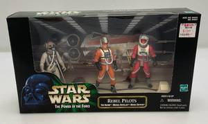 1999 STAR WARS Power Of The Force Rebel Pilots Set (New Old Stock)