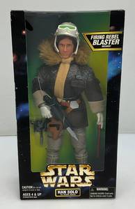 1997 12 STAR WARS Han Solo In Hoth Gear (New Old Stock)
