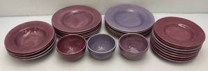 Misc. Pottery Barn Purple Dinnerware