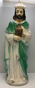 1960s Vintage 47 Wise Man Blow Mold (Has Light)